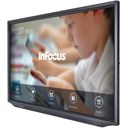 InFocus JTouch Plus 75" 4K Anti-Glare Touchscreen Display with Android (for K-12 Users Only)