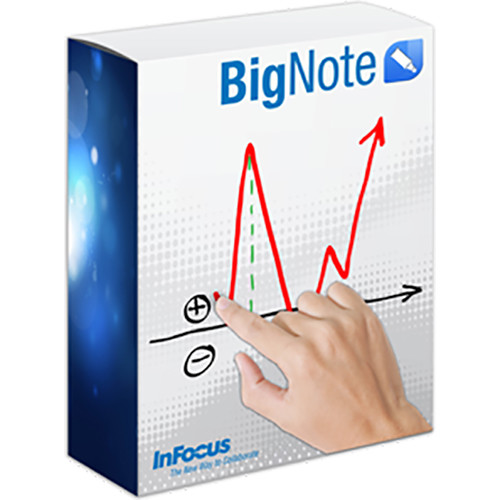 InFocus BigNote 1.2 Whiteboard Software for Windows 7, 8 & 10 Devices (10-Seat License)