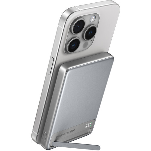 INIU MagPro Ultra Slim 10K Power Bank (10,000mAh, Silver)
