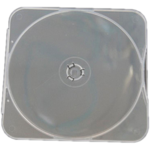 Inland Products Clam Shell Square-Shaped Disc Case (25-Pack, Clear)