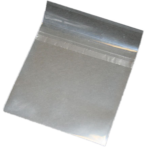 Inland Products CD/DVD CPP Sleeves with Sealable Flap (Clear, 50-Pack)