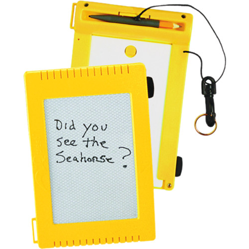 Innovative Scuba Concepts Quest Underwater Erasable Slate with Holster (Yellow)