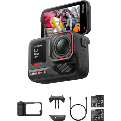 Insta360 Ace Pro 2 Action Camera Dual-Battery Xplorer Pro Bundle