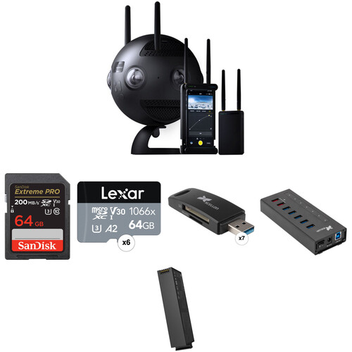 Insta360 Pro II Spherical VR 360 8K Camera Premium Kit