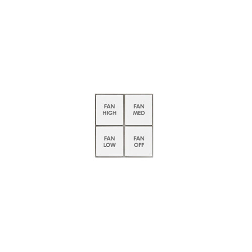 Insteon Keypad Button Kit for Fans (White)