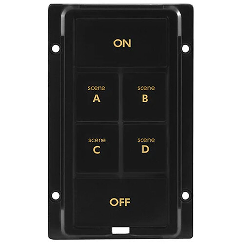 Insteon 6-Button Change Kit for Keypads (Black)
