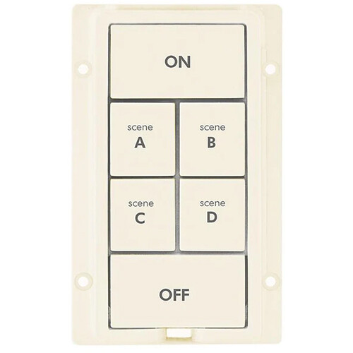Insteon 6-Button Change Kit for Keypads (Light Almond)