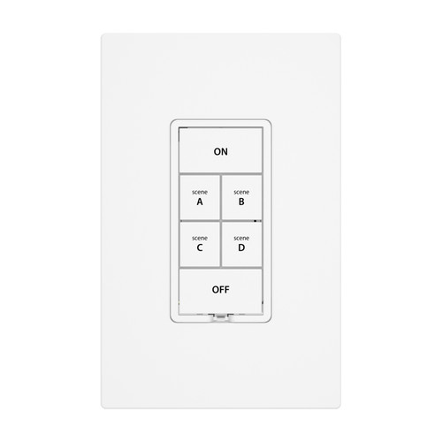 Insteon On/Off 6-Button Wall Keypad (White)