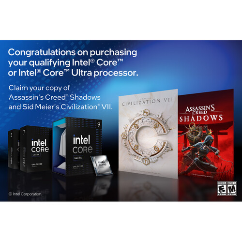 Intel Builder's Bundle with Sid Meier's Civilization VII & Assassin's Creed Shadows