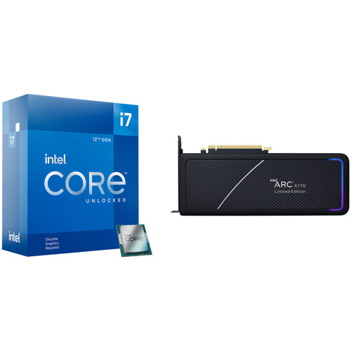 Intel Core Core i7-12700KF Processor Kit with Intel Arc A770