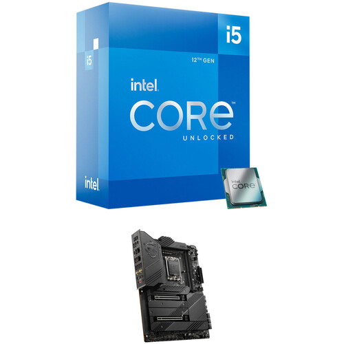 Intel Core i5-12600K 3.7 GHz 10-Core Processor & MSI MEG Z690 UNIFY-X LGA 1700 ATX Motherboard Bundle