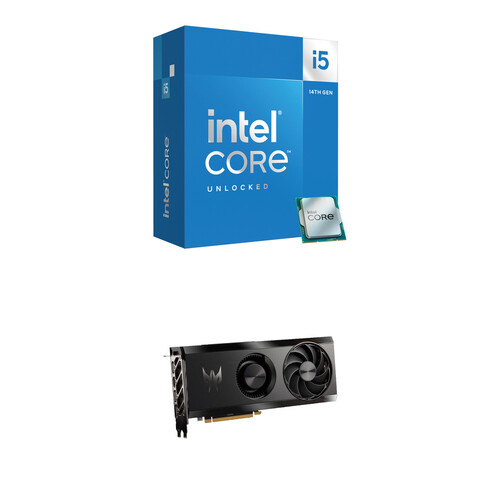 Intel Core i5-14600K Processor & Acer Predator BiFrost Arc A750 OC Graphics Card Bundle