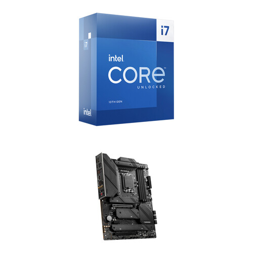 Intel Core i7-13700K 3.4 GHz 16-Core LGA 1700 Processor & MSI MAG Z790 TOMAHAWK WIFI DDR4 ATX Motherboard Bundle