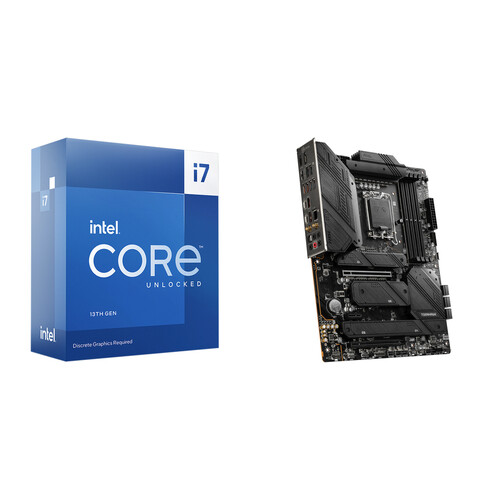 Intel Core i7-13700KF 3.4 GHz 16-Core LGA 1700 Processor & MSI MAG Z790 TOMAHAWK WIFI ATX Motherboard Bundle
