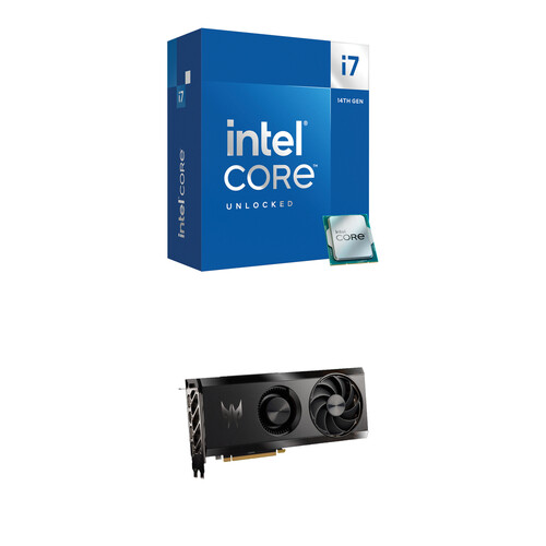 Intel Core i7-14700K Processor & Acer Predator BiFrost Arc A750 OC Graphics Card Bundle