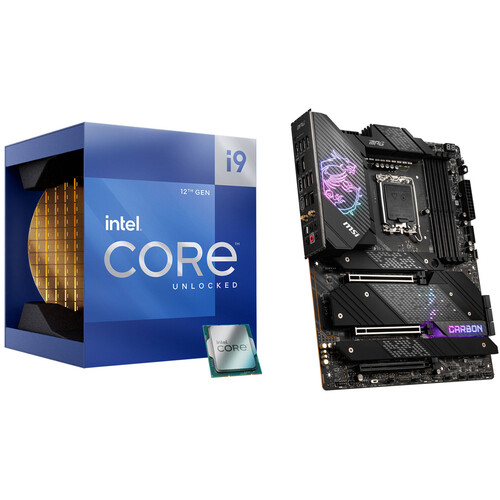 Intel Core i9-12900K 3.2 GHz 16-Core LGA 1700 Processor & MSI MPG Z690 CARBON WIFI ATX Motherboard Bundle