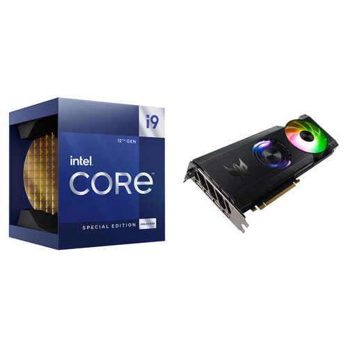 Intel Core i9-12900KS Processor Kit with Acer Predator BiFrost Arc A770 OC Graphics Card