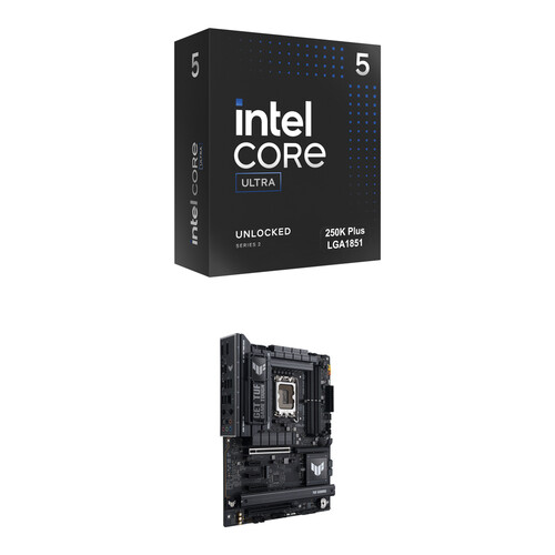 Intel Core Ultra 5 250K Plus Processor & ASUS TUF GAMING Z890-PLUS WIFI Motherboard Kit