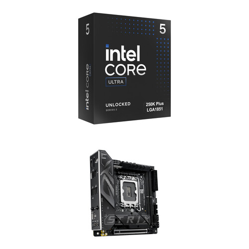 Intel Core Ultra 5 250K Plus Processor & ASUS ROG STRIX B860-I GAMING WIFI Motherboard Kit