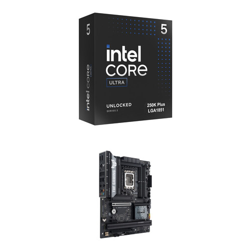 Intel Core Ultra 5 250K Plus Processor & ASUS TUF GAMING B860-PLUS WIFI Motherboard Kit