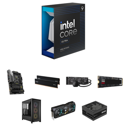Intel Core Ultra 9 285K Mid-Tower Desktop Computer Builder's