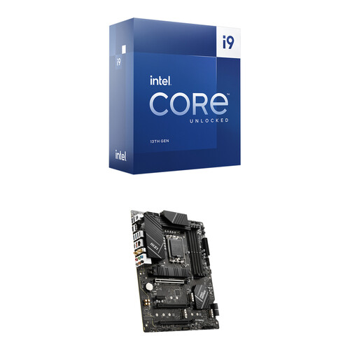 Intel i9-13900K 3 GHz 24-Core LGA 1700 Processor & MSI PRO Z790-P WIFI ATX Motherboard Bundle