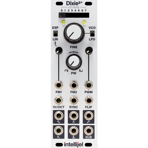intellijel Dixie2+ Full-Featured Triangle Core VCO/LFO Eurorack Module (8 HP)