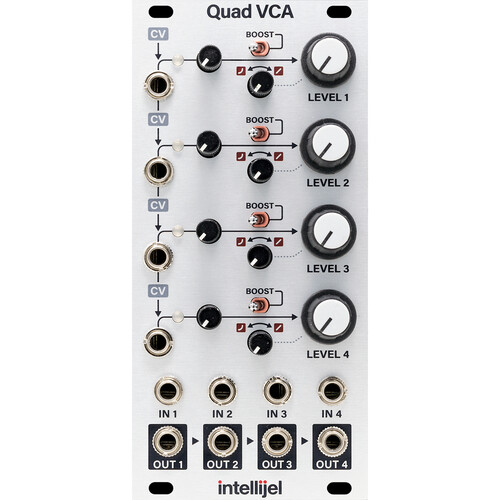 intellijel Quad VCA and Cascaded Mixer Eurorack Module