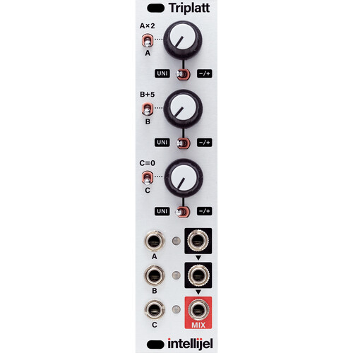 intellijel Triplatt 3-Channel Active / Buffered TRIPLATT-3U B&H