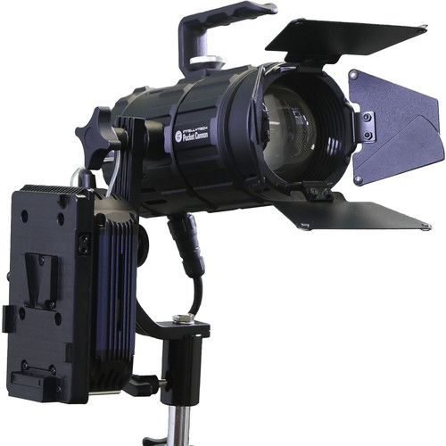 Intellytech Pocket Cannon Daylight Focusable LED Fresnel Kit (V-Mount / NP-F)