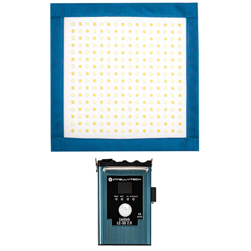 Intellytech LiteCloth LC-50 2.0 1 x 1' LED Mat Kit (Gold Mount)