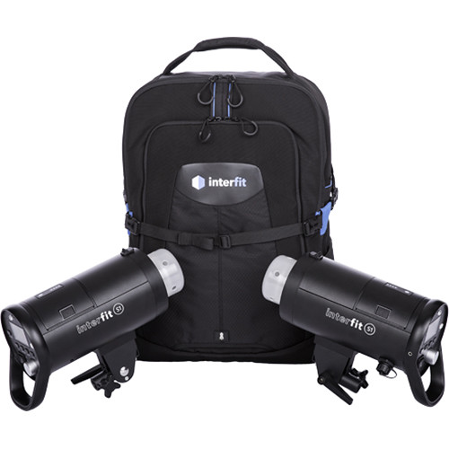 Interfit S1 500Ws TTL Battery-Powered 2-Monolight Backpack Kit