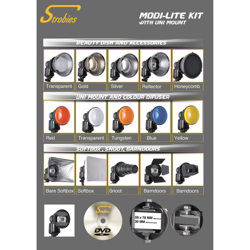 Interfit Strobies Modi-Lite Uni-Mount Flash Accessory System Kit