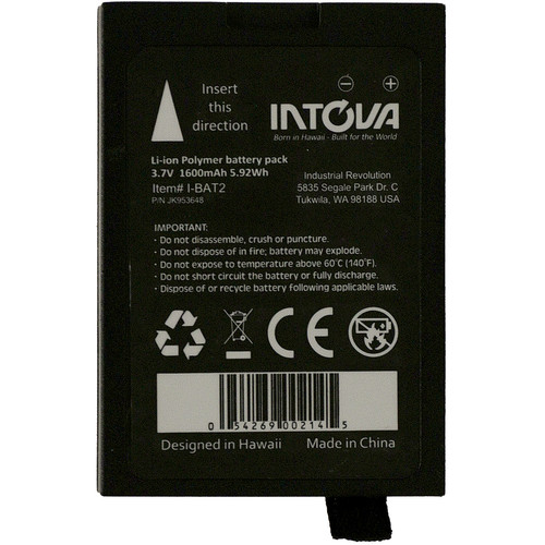 Intova Spare Battery for X2/HD2/DUB2 Waterproof Cameras