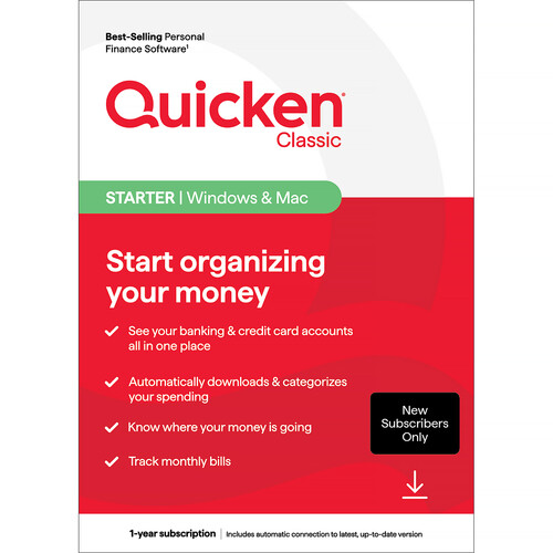 Quicken Classic Starter for New Users