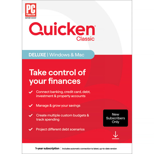 Quicken Classic Deluxe for New Users