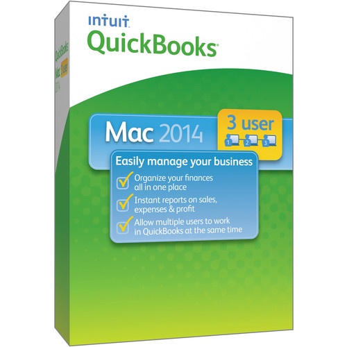 Intuit QuickBooks for Mac 2014 (3 Users)