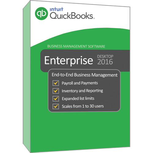 Intuit QuickBooks 2016 Enterprise Solution Platinum (Download, 1-Year Subscription, 5-Users)