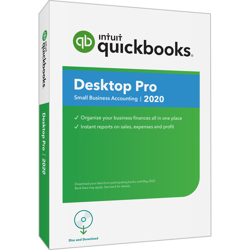 Intuit QuickBooks Desktop Pro 2020 (Boxed / 1 User / Perpetual License)