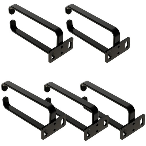 IOGEAR GRCMH45 Cable Management Ring (1 RU, 3.9 x 1.8", 5-Pack)