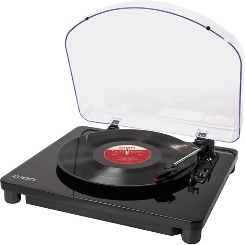 ION Audio Classic LP USB Conversion Turntable (Piano Black)