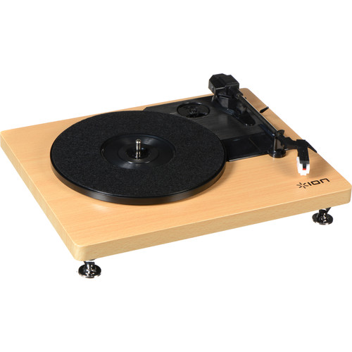 ION Audio Compact LP Stereo Turntable with USB (Woodgrain)