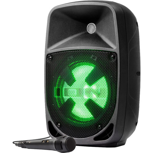 ION Audio Pro Glow 8 Compact High-Power PA System with LED Lighting