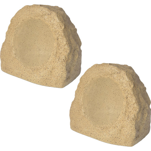 ION Audio Rock Speaker Bluetooth - Outdoor Bluetooth Garden and Patio Speaker (Pair)