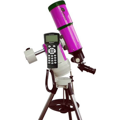 iOptron SmartStar Cube-A R80 80mm f/5 GoTo AZ/EQ Refractor Telescope (Pink)