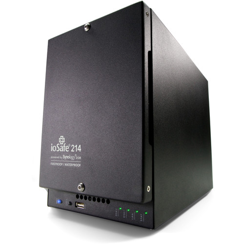 IoSafe 214 4TB 2-Bay NAS Server with 5-Year DRS Warranty (2 x 2TB)