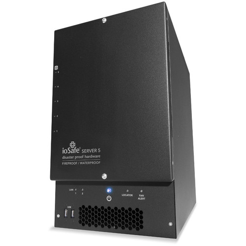 IoSafe Server5/ Disaster Protection/ Intel Processor D-1520/1521/ 16GB/ 10TB/ 5-Bay/ Raid/ Windows 2012 R2
