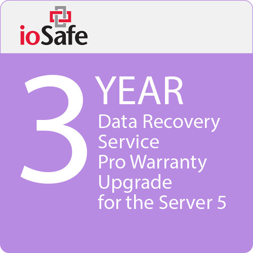 IoSafe 3-Year Extended Warranty and Data Recovery Service for Server 5