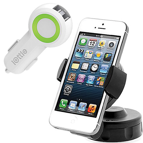 iOttie Easy Flex 2 Car Mount Holder Desk Stand and USB Charger Kit