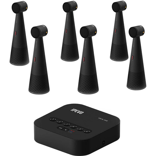 IPEVO Ensemble Wireless Microphone Conferencing System (2.4 GHz)